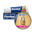 Fixodent Ultra Max Hold Secure Denture Adhesive, 2.2 oz