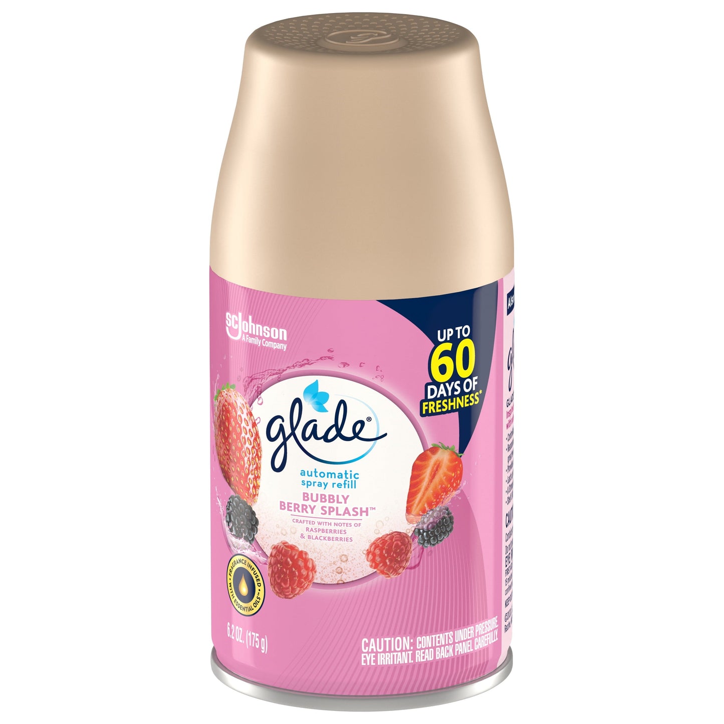 Glade Automatic Spray Refill, Air Freshener, Bubbly Berry Splash, 6.2 oz