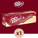 Dr Pepper & Cream Soda, 12 fl oz cans, 12 pack