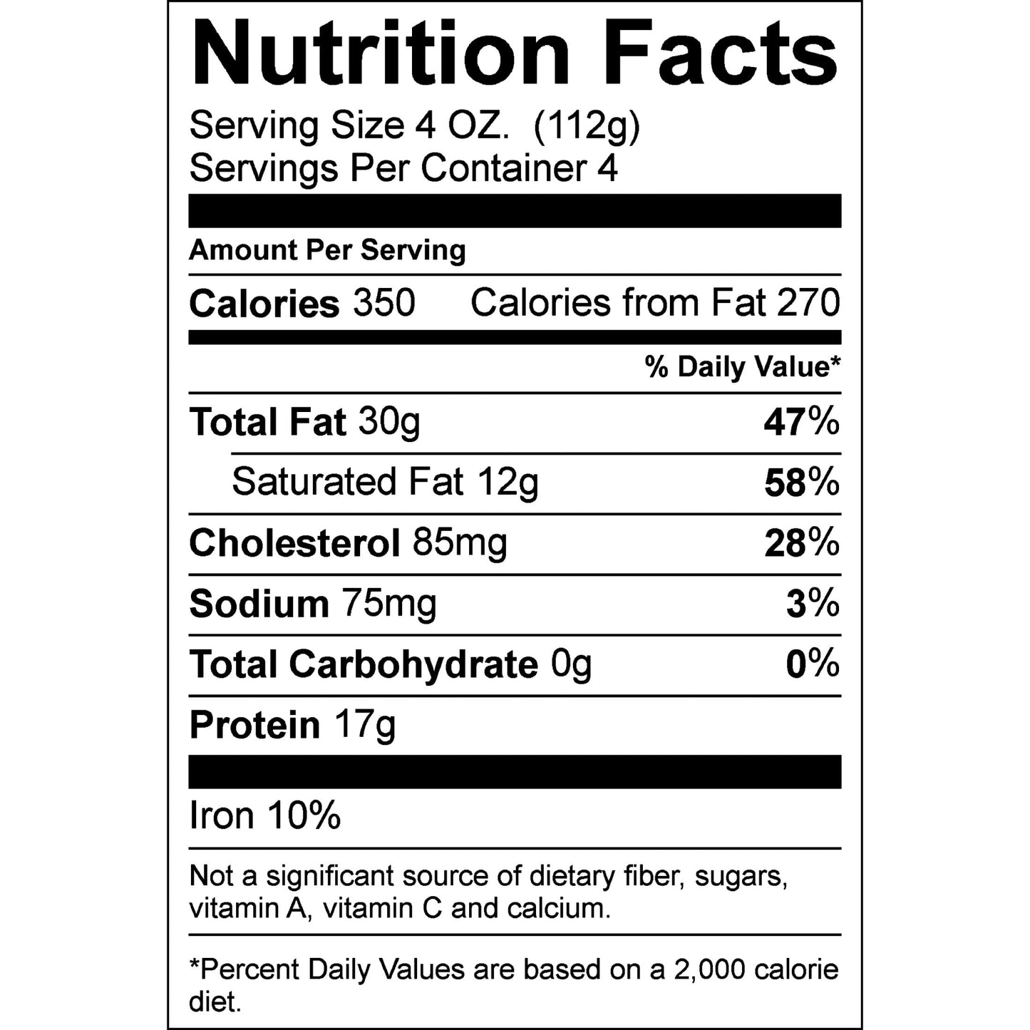 All Natural* 73% Lean/27% Fat Ground Beef, 1 lb Tray