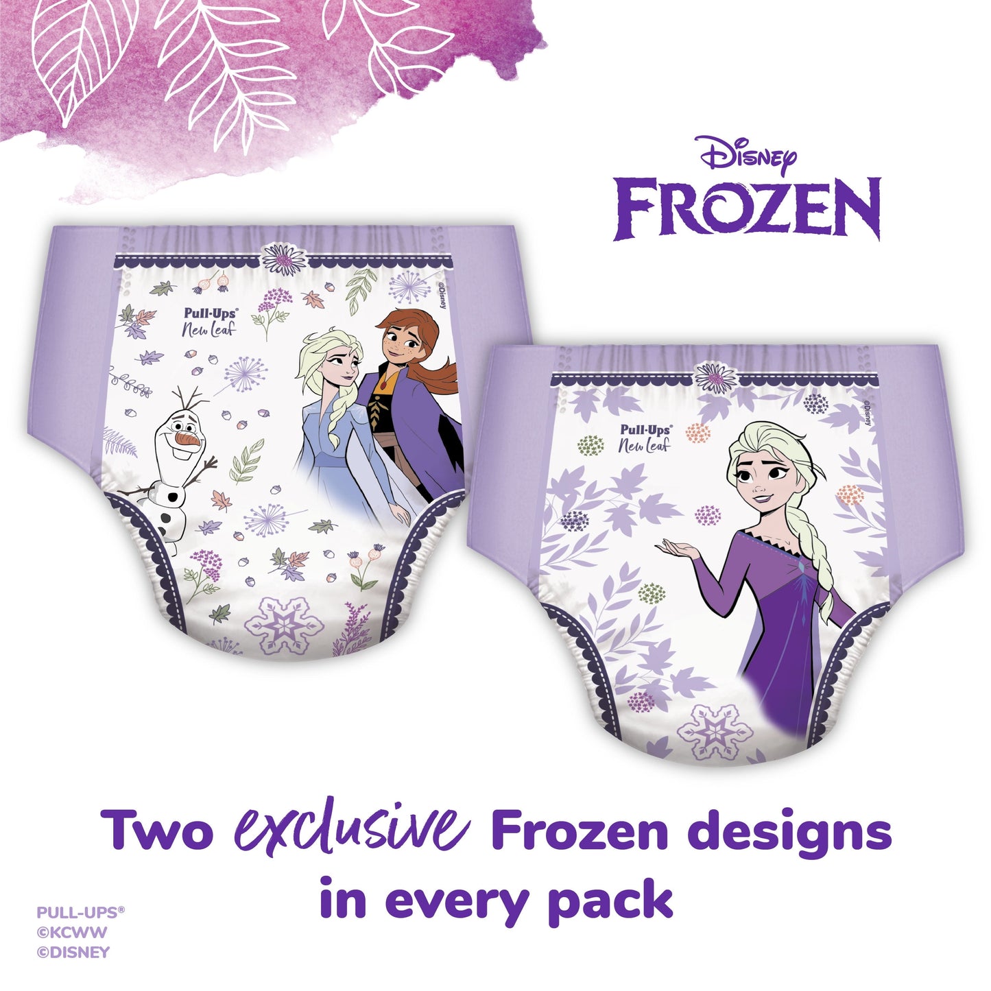 Pull-Ups New Leaf Girls' Disney Frozen Training Pants, 2T-3T, 18 Ct