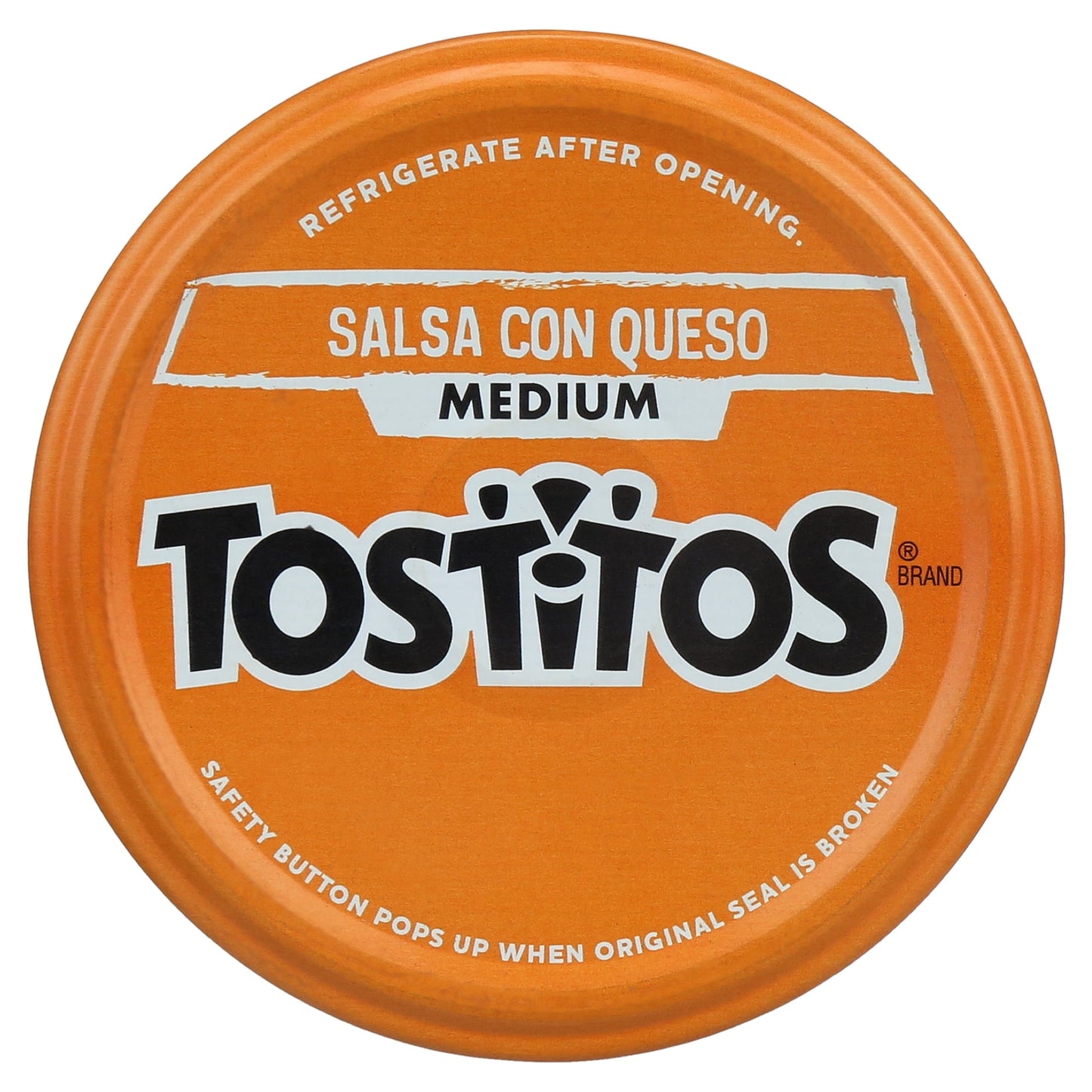 Tostitos Salsa, Medium Salsa Con Queso, 15 Oz Jar