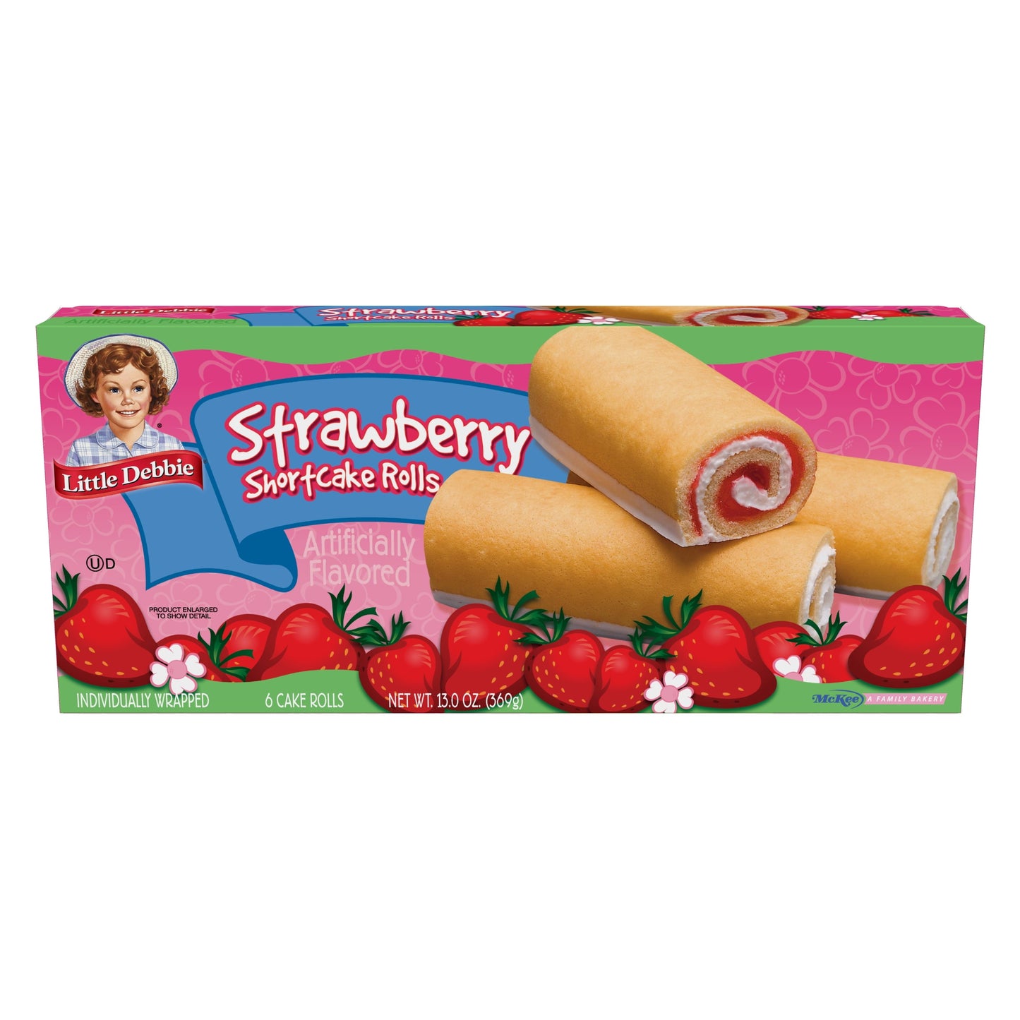 Little Debbie Strawberry Shortcake Rolls, 6 ct, 13.0 oz