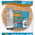 Mission Carb Balance Fajita Whole Wheat Tortillas, 8 Count