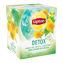 Lipton, Detox Herbal Supplement with Green Tea, Tea Bags, 15 Count Box