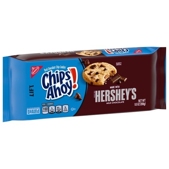 CHIPS AHOY! Hershey's Milk Chocolate Chip Cookies, 9.5 oz