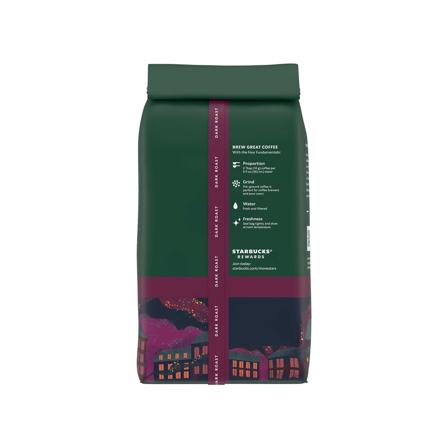 Starbucks Arabica Beans French Roast, Dark Roast, Ground Coffee, 18 oz