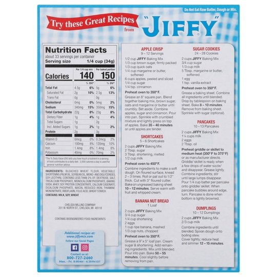 JIFFY All Purpose Baking Mix, 40 oz