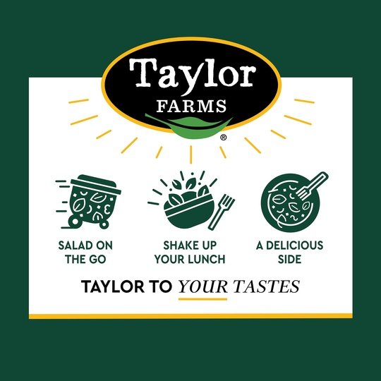 Taylor Farms Caesar Mini Salad Kit, 4.42 oz Bag, Fresh