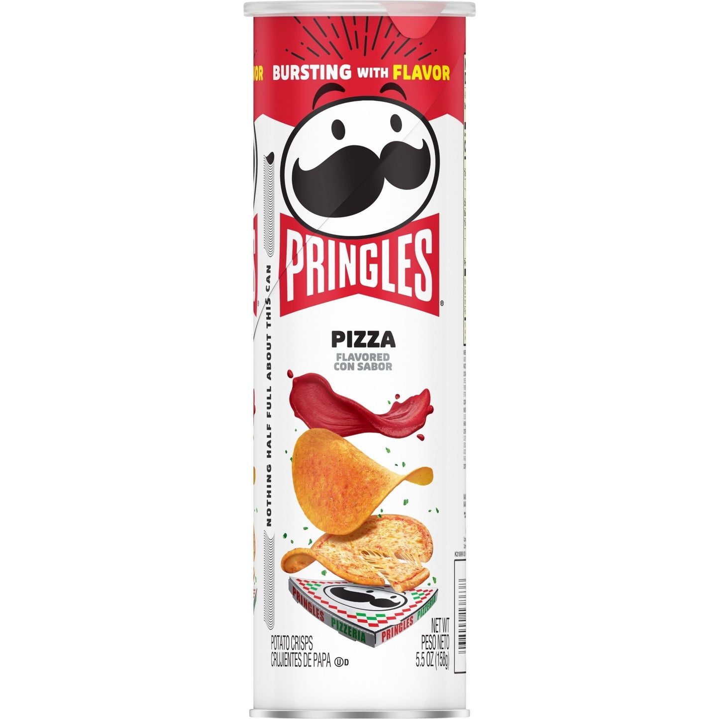 Pringles Pizza Potato Crisps Chips, 5.5 oz