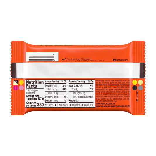 Reese's Peanut Butter Creme Snack Cake, Pack 2.75 oz, 2 Pieces