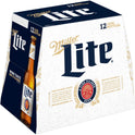 Miller Lite Lager Beer, 12 Pack, 12 fl oz Bottles, 4.2% ABV