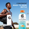 Gatorade Fit Electrolyte Beverage, Healthy Real Hydration, Watermelon Strawberry, 16.9 oz Bottles