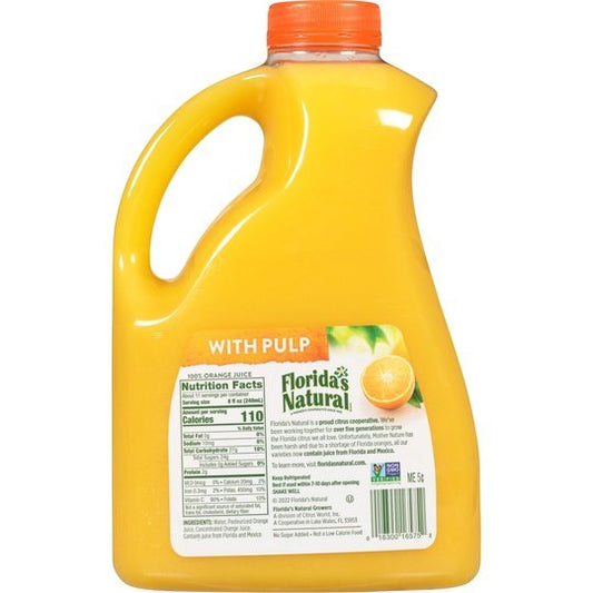 Florida's Natural Orange Juice With Pulp 89 oz