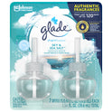 Glade PlugIns Scented Oil 2 Refills, Air Freshener, Sky & Sea Salt, 2 x 0.67 oz