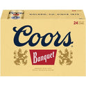 Coors Banquet Lager Beer, 24 Pack, 12 fl oz Cans, 5% ABV