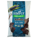 Simply Tostitos Organic Blue Corn Tortilla Chips, 8.25 oz Bag