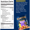 PLANTERS Deluxe Salted Mixed Nuts, Party Snacks, Plant-Based Protein 15.25oz (1 Canister)