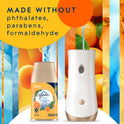 Glade Automatic Spray Refills, Air Freshener, Coastal Sunshine Citrus™, 2 x 6.2 oz