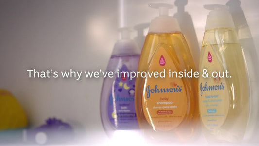 Johnson's Skin Nourish Moisture Tear Free Soap and Body Wash, Vanilla and Oat Shower Gel, 20.3 oz
