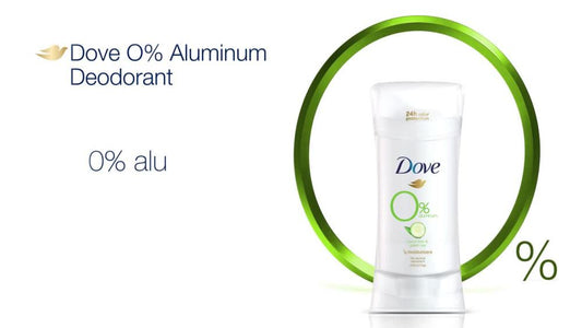 Dove 0% Aluminum Women's Antiperspirant Deodorant Stick, Coconut and Pink Jasmine, 2.6 oz
