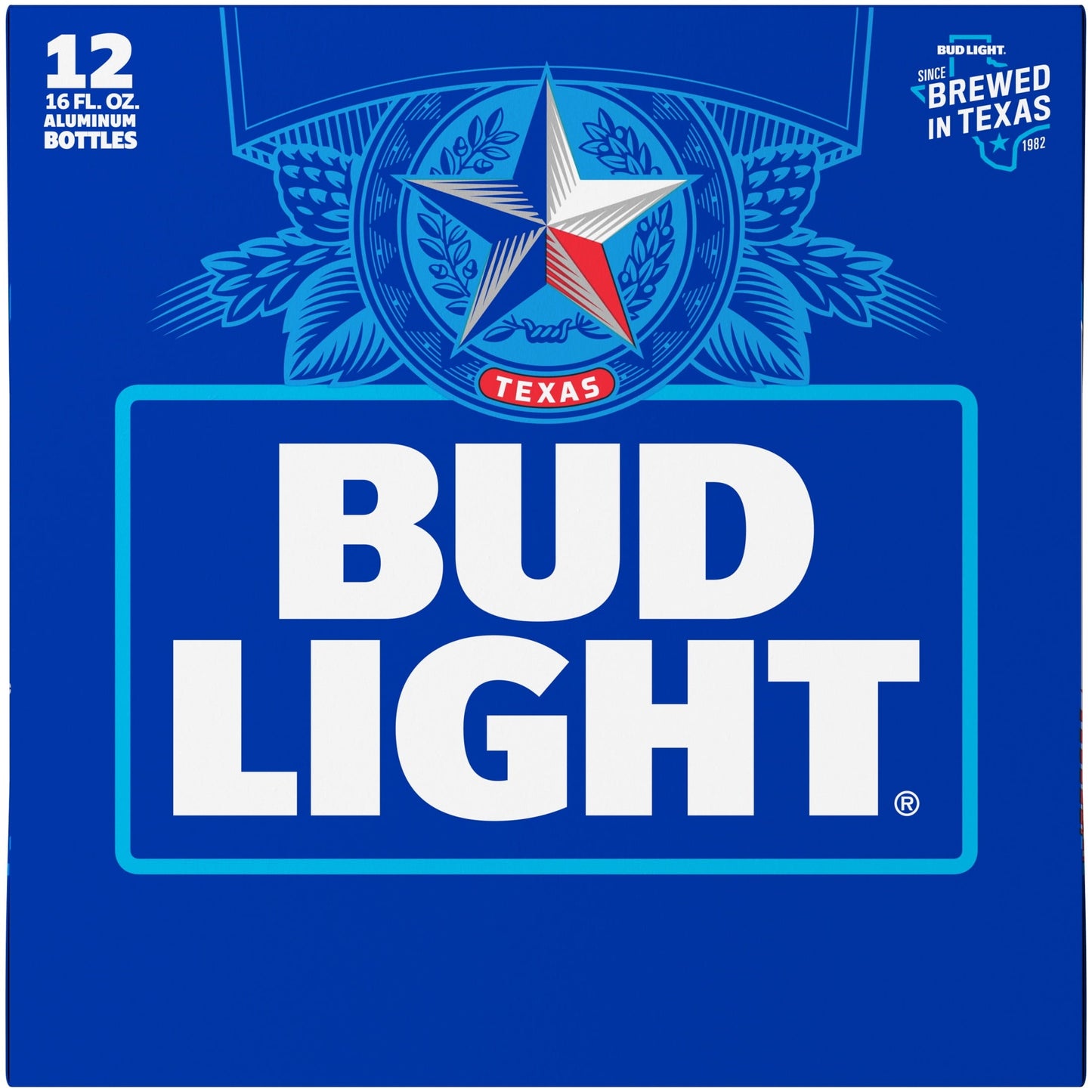 Bud Light Beer, 12 Pack Beer, 16 fl oz Glass Bottles, 4.2% ABV, Domestic Lager