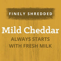 Kraft Mild Cheddar Finely Shredded Cheese, 8 oz Bag