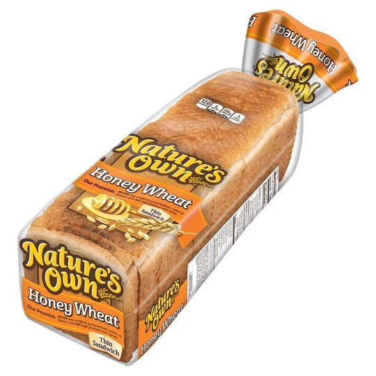Nature's Own Honey Wheat Thin Sliced, Honey Wheat Sandwich Bread, 20 oz Loaf