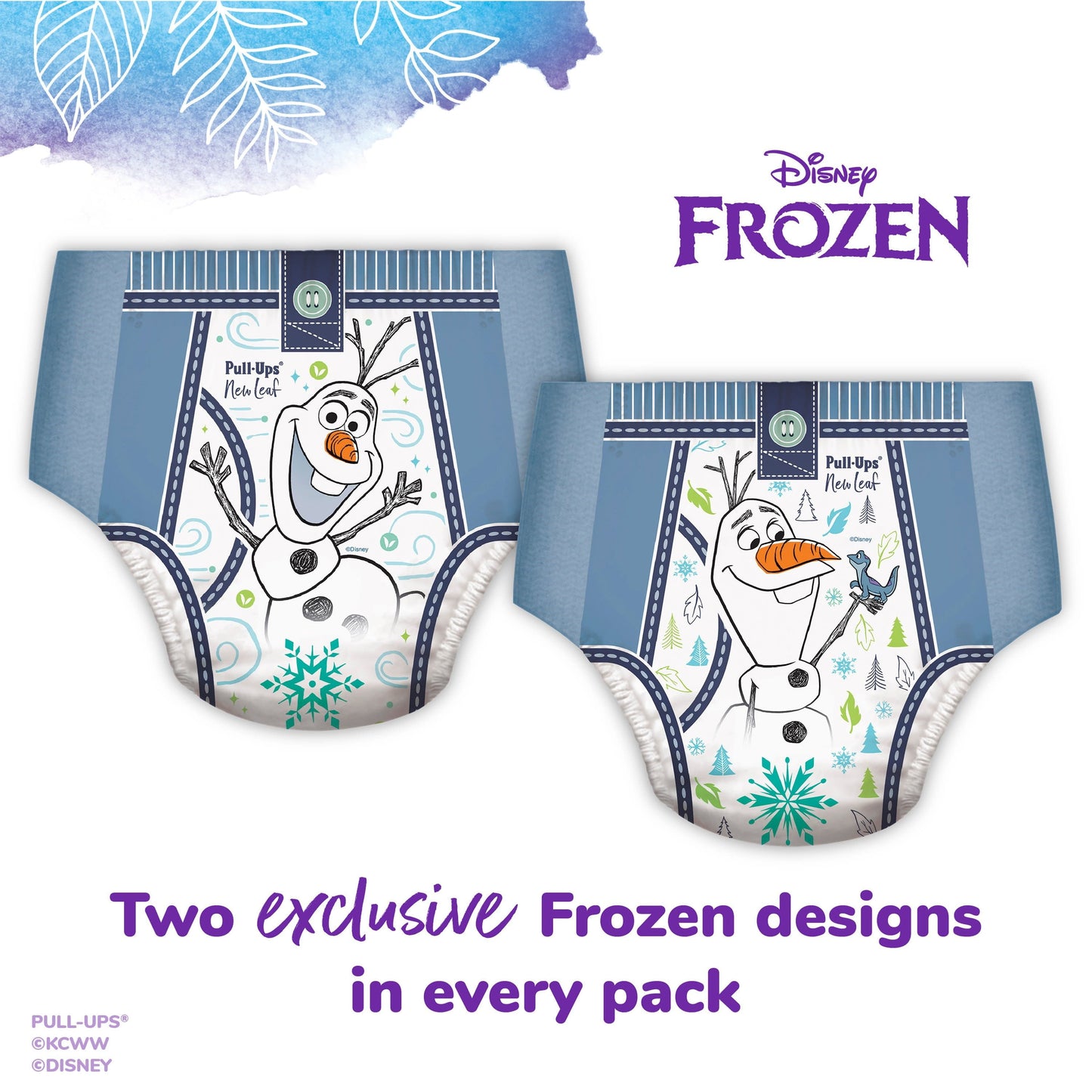 Pull-Ups New Leaf Boys' Disney Frozen Training Pants, 3T-4T, 54 Ct