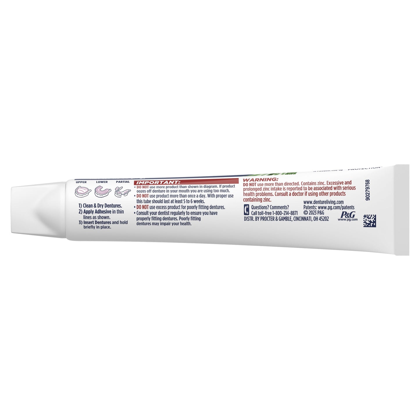 Fixodent Professional Plus Scope Denture Adhesive Cream, 1.8 oz