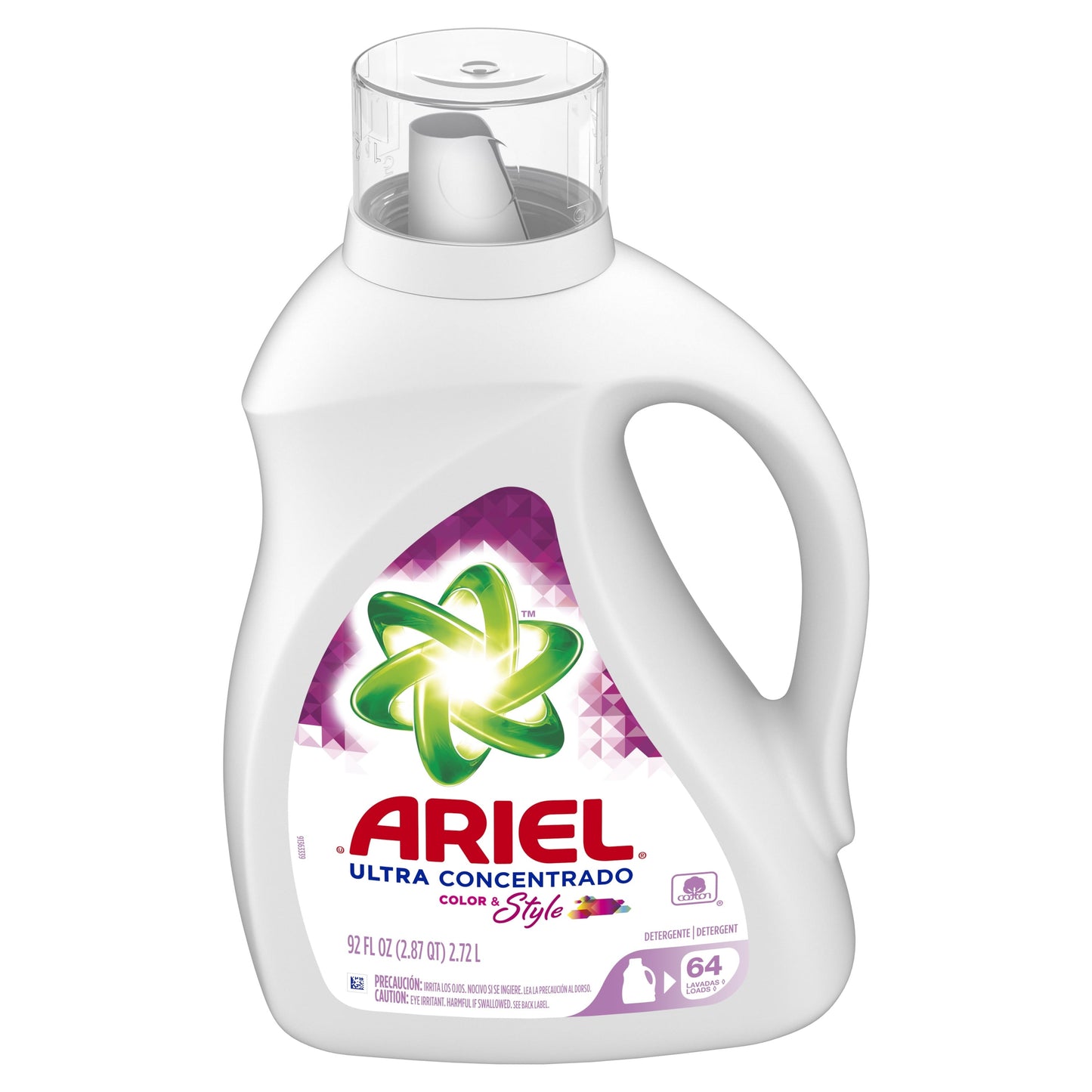 Ariel Ultra Concentrated Liquid Laundry Detergent, 92 fl oz, 64 Loads