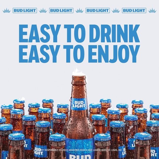 Bud Light Beer, 6 Pack Lager Beer, 12 fl oz Glass Bottles, 4.2% ABV, Domestic Beer