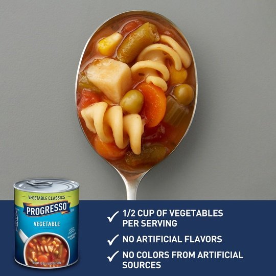 Progresso Vegetable Classics, Vegetable Canned Soup, 19 oz.