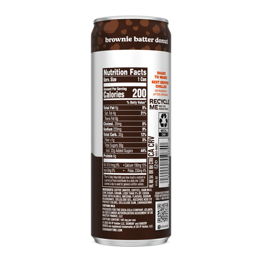 Dunkin' Brownie Batter Donut Iced Coffee 11 fl oz