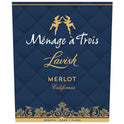 Menage a Trois Lavish Merlot Red Wine, 750 ml Bottle