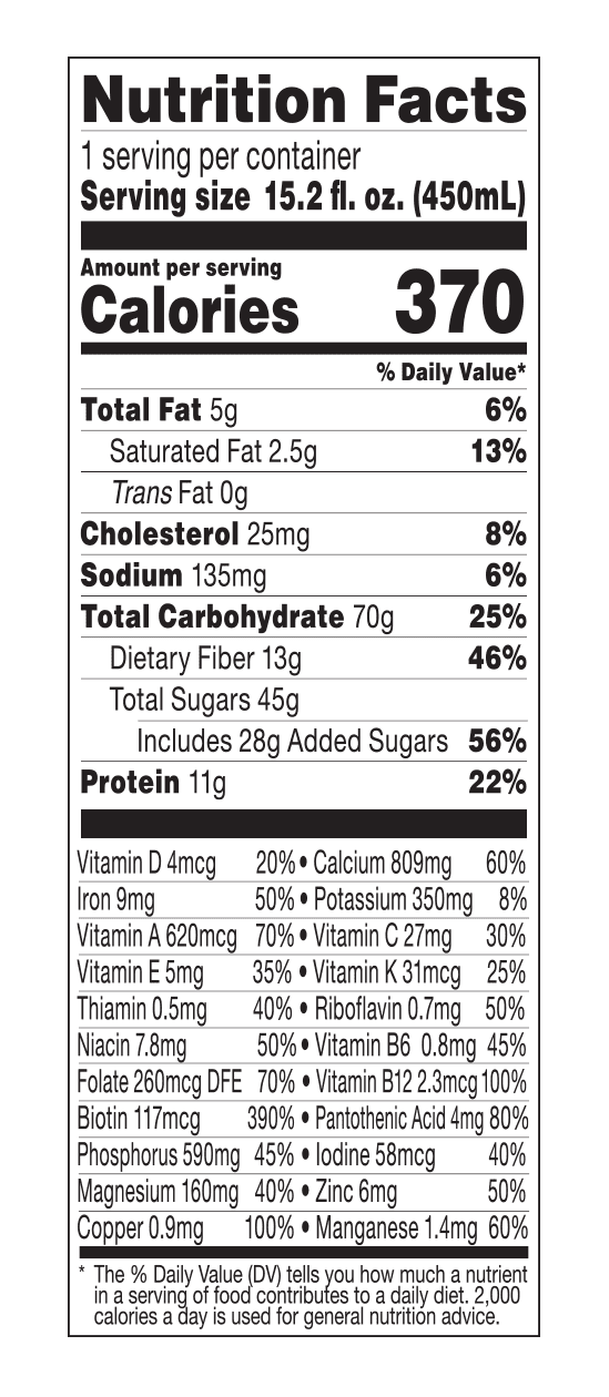 Bolthouse Farms Fruit Smoothie, Strawberry Parfait, 15.2 fl. oz. Bottle