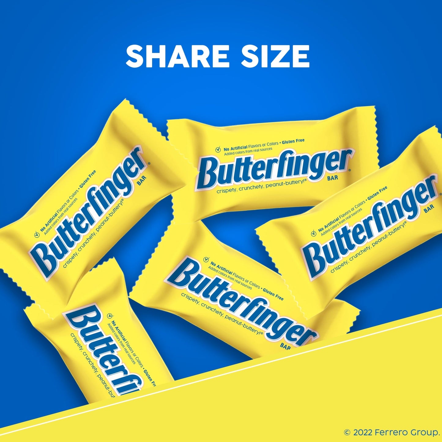 Butterfinger Peanut-Buttery Chocolate-y Candy Bars, Share Pack, 3.7 oz