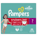 Pampers Cruisers 360 Diapers Size 7, 66 Count