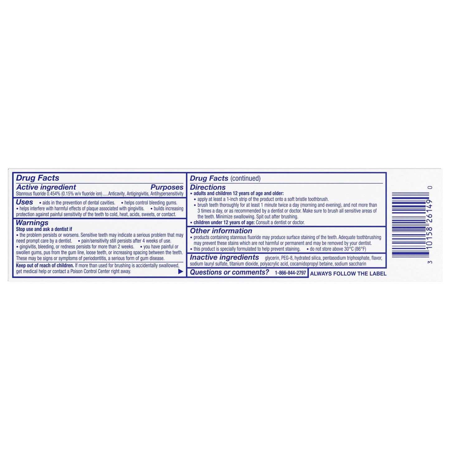 Sensodyne Gum Sensitive Toothpaste, 3.4 Oz