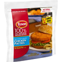 Tyson Fully Cooked & Breaded Chicken Patties, 3.7 lb Bag (Frozen)