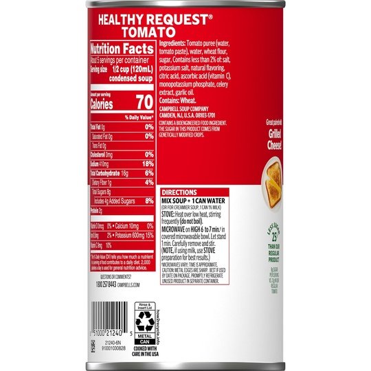 Campbell's Condensed Healthy Request Tomato Soup, 23.2 Ounce Can