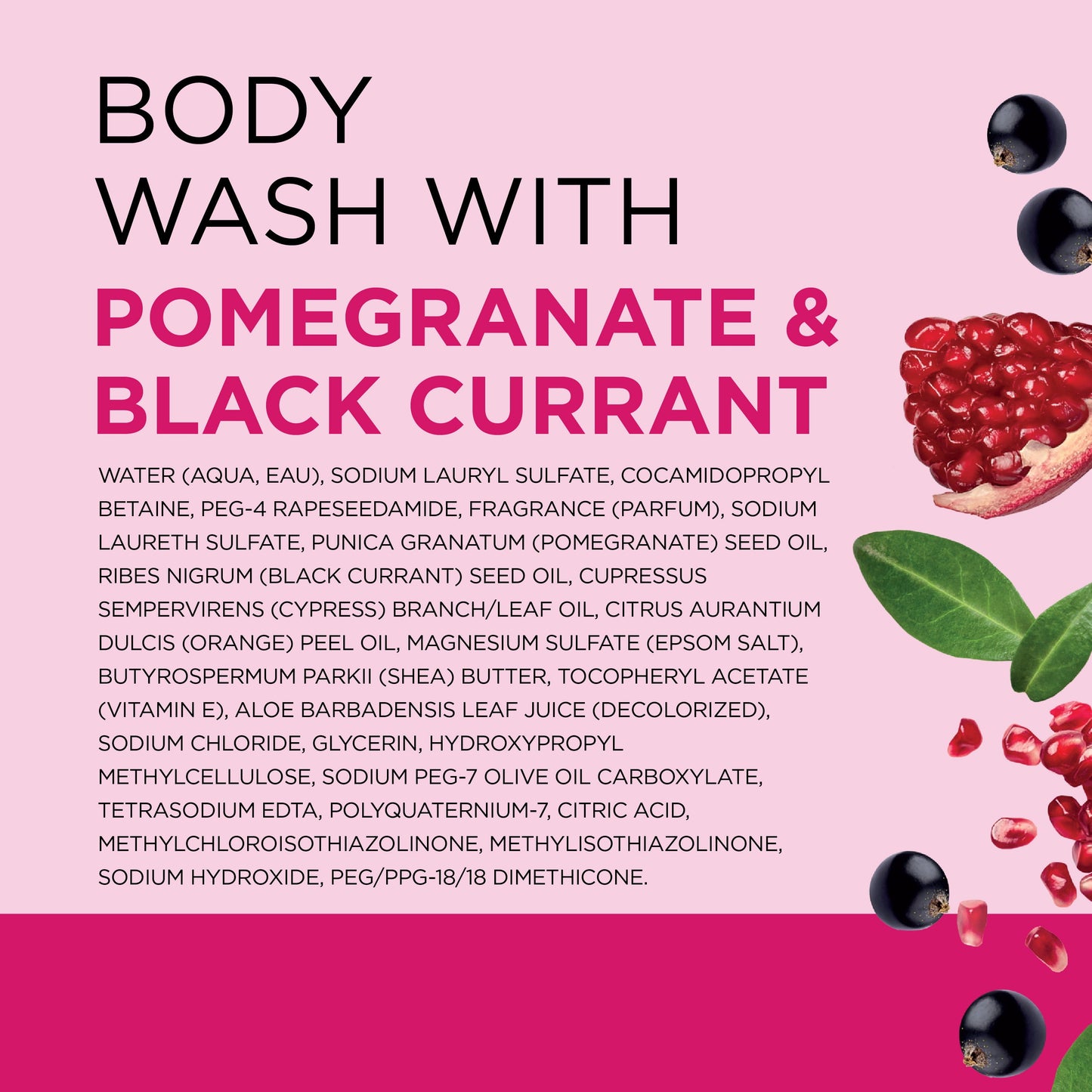 Dr Teal's Body Wash with Pure Epsom Salt, Pomegranate Oil & Black Currant, 24 fl oz