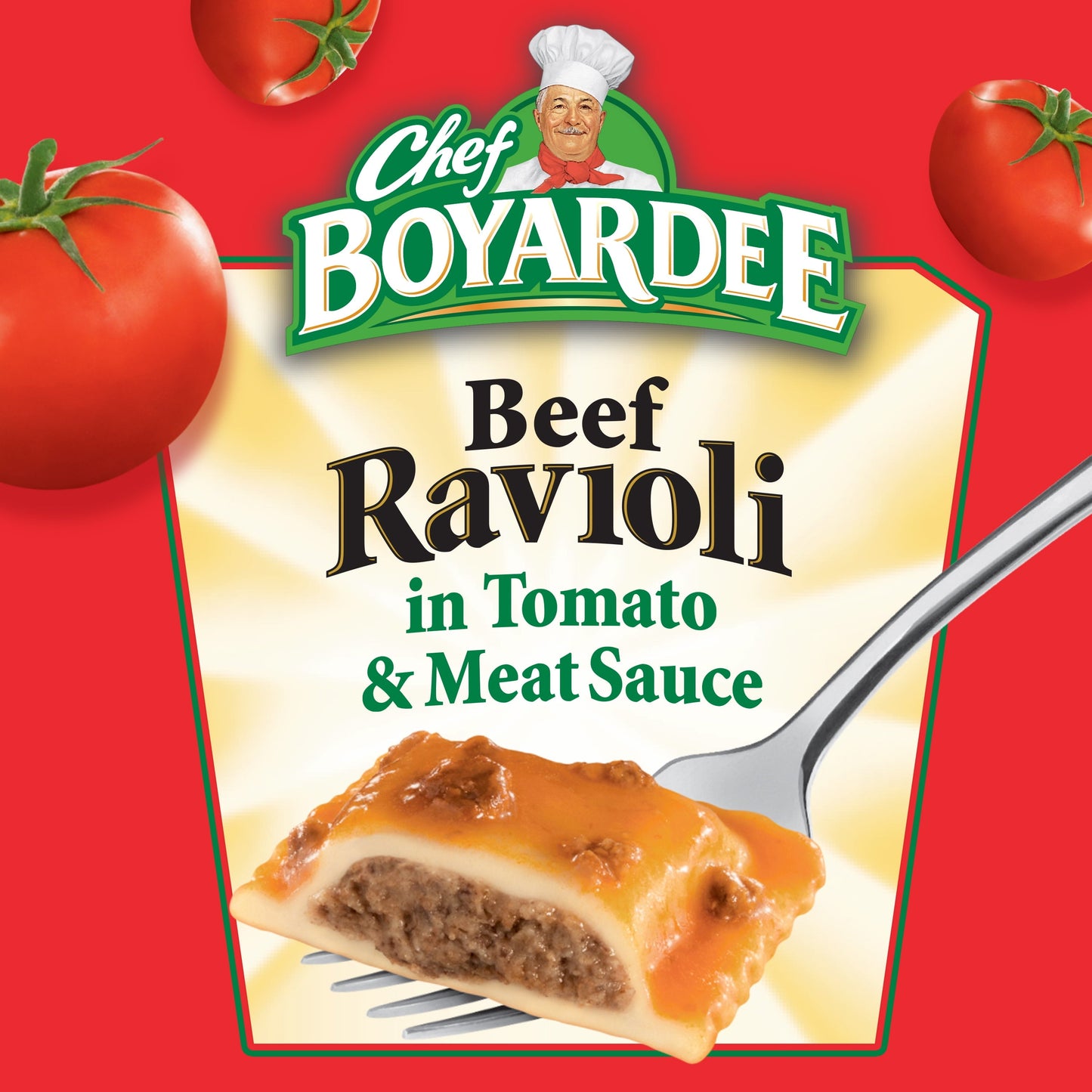 Chef Boyardee Beef Ravioli in Tomato Sauce, Microwave Pasta, 40 Oz