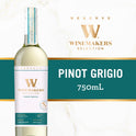 Winemakers Selection Reserve Pinot Grigio White Wine Italy, 750 ml Bottle, ABV 12.50%