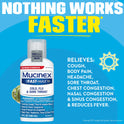Mucinex Fast Max, Cold, Flu & Sore Throat Liquid Medicine, 6 fl oz