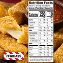 TGI Fridays Mozzarella Sticks Frozen Snacks & Appetizers with Marinara Sauce, 17.4 oz Box Regular