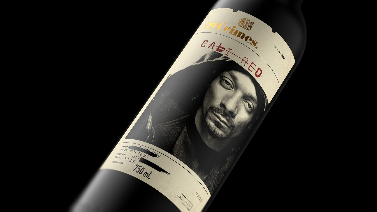 19 Crimes Snoop Dogg Cali Red California Red Wine, 750ml Bottle, 14.1% ABV