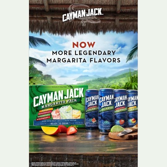 Cayman Jack, Margarita Variety Pack, 12 Pack, 12 fl oz Cans, 5.8% ABV