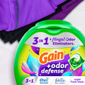 Gain Flings Laundry Detergent Pacs with Odor Defense, 112 Ct, Super Fresh