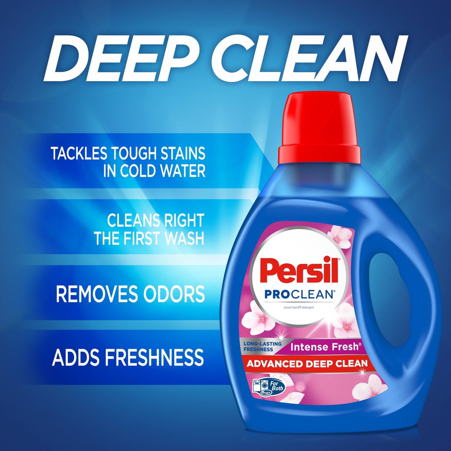 Persil Liquid Laundry Detergent, Intense Fresh, 150 Fluid Ounces, 96 Loads